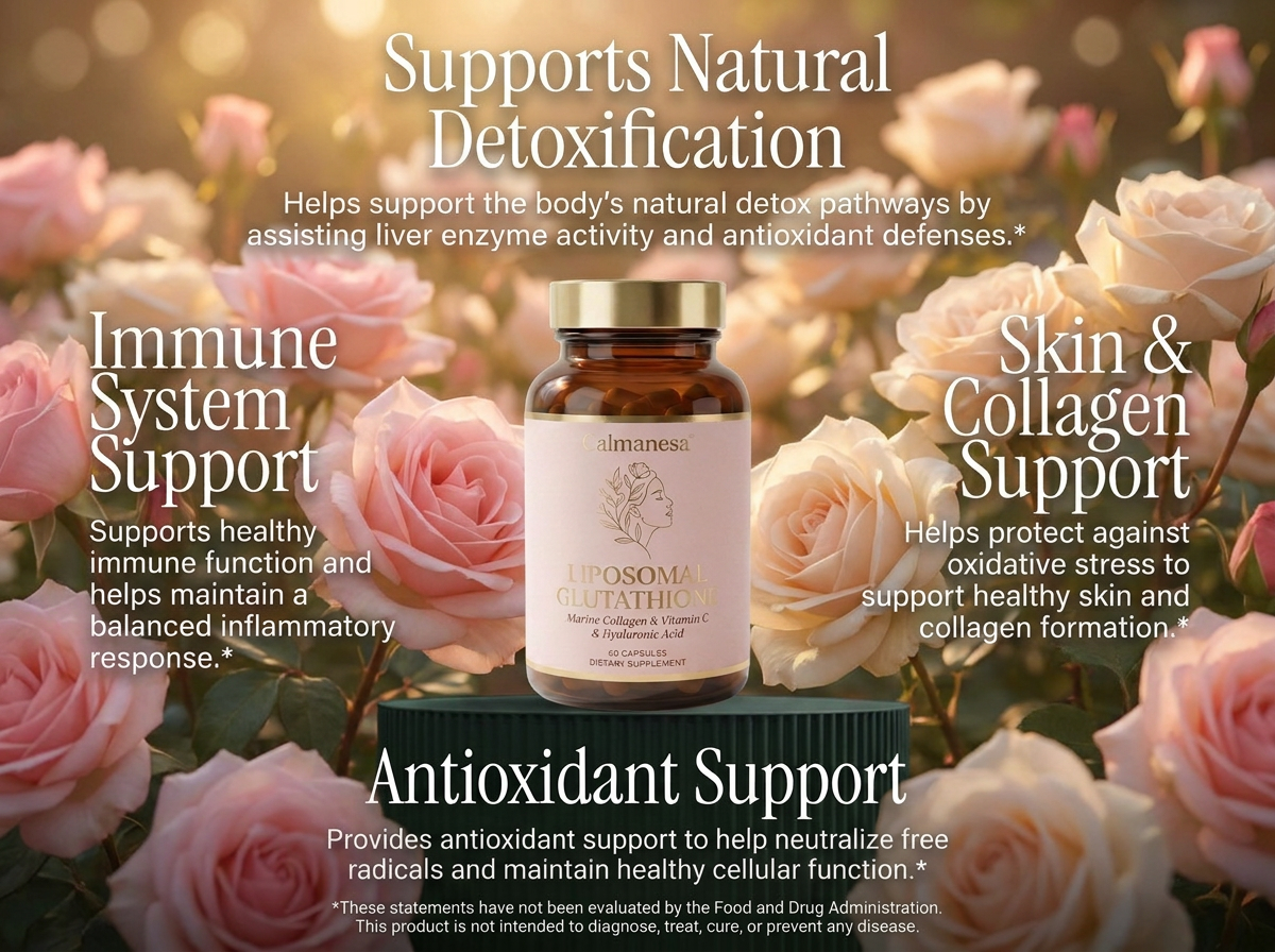 Calmanesa Liposomal Glutathione + Marine Collagen